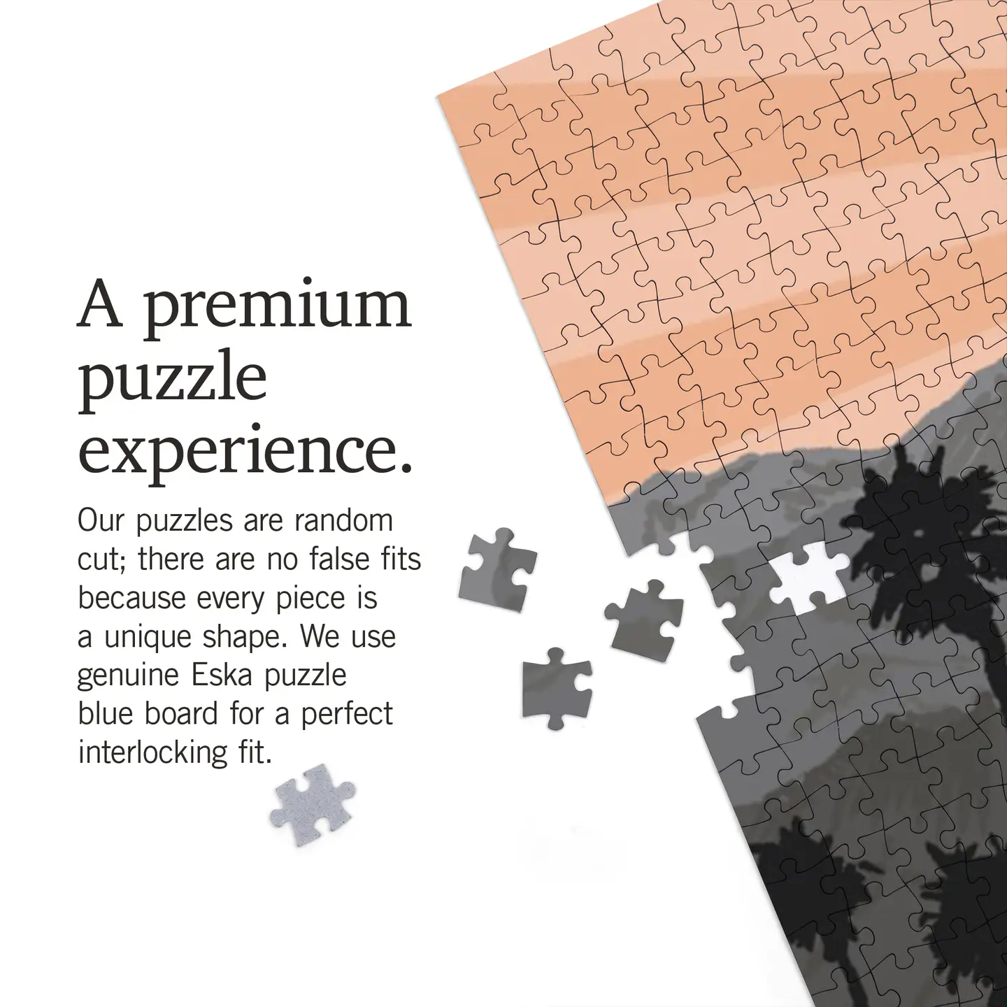 Santa Barbara Palm Trees Jigsaw Puzzle