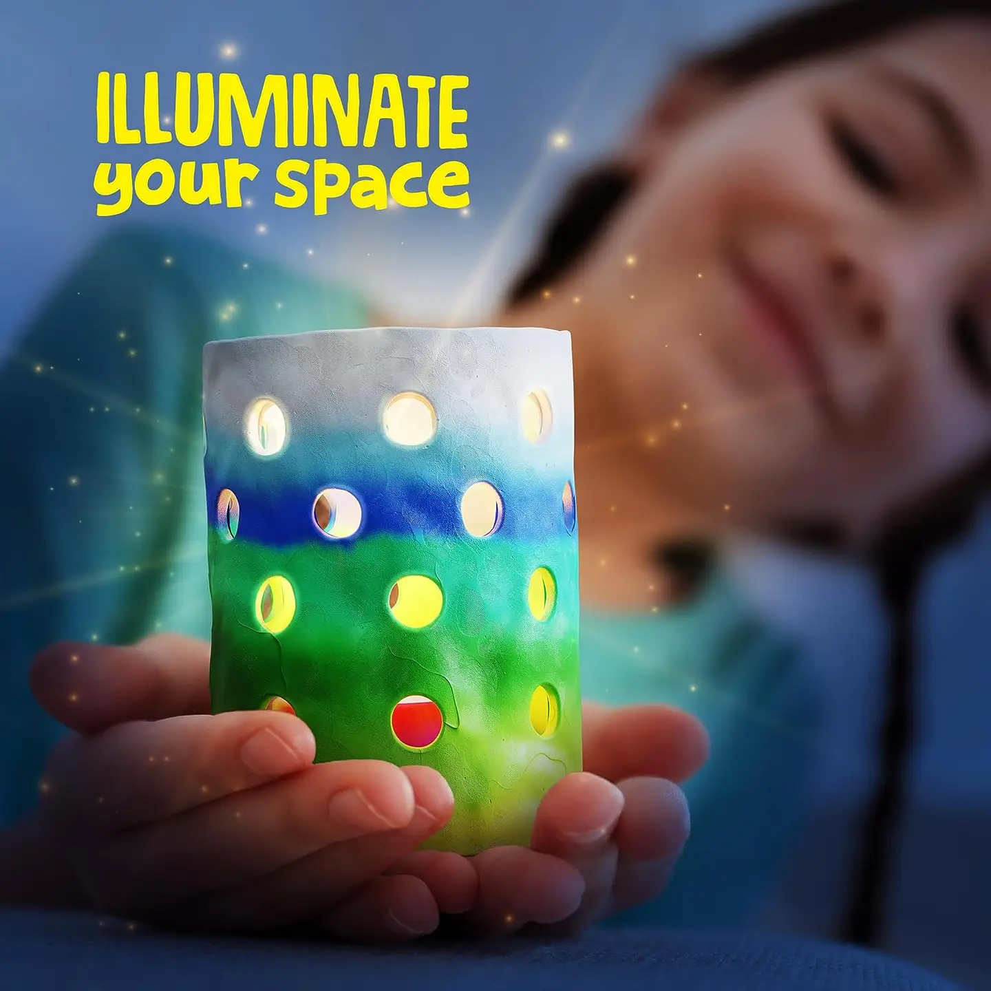 Light-Up Clay Lantern Making Kit