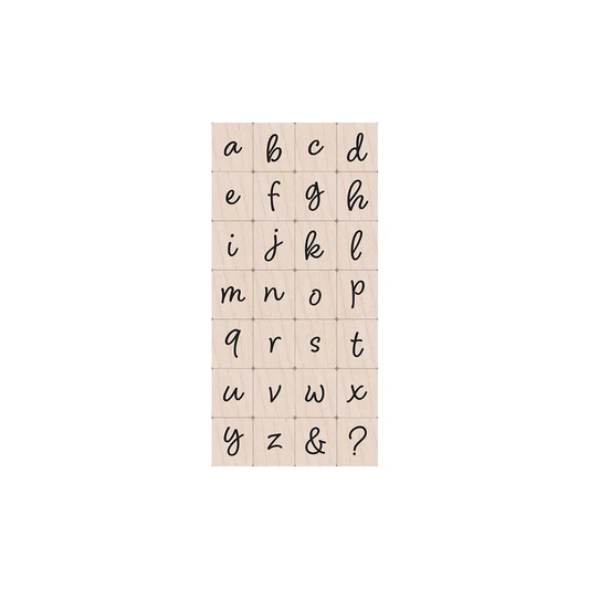 Stamp - Lowercase Letter Script
