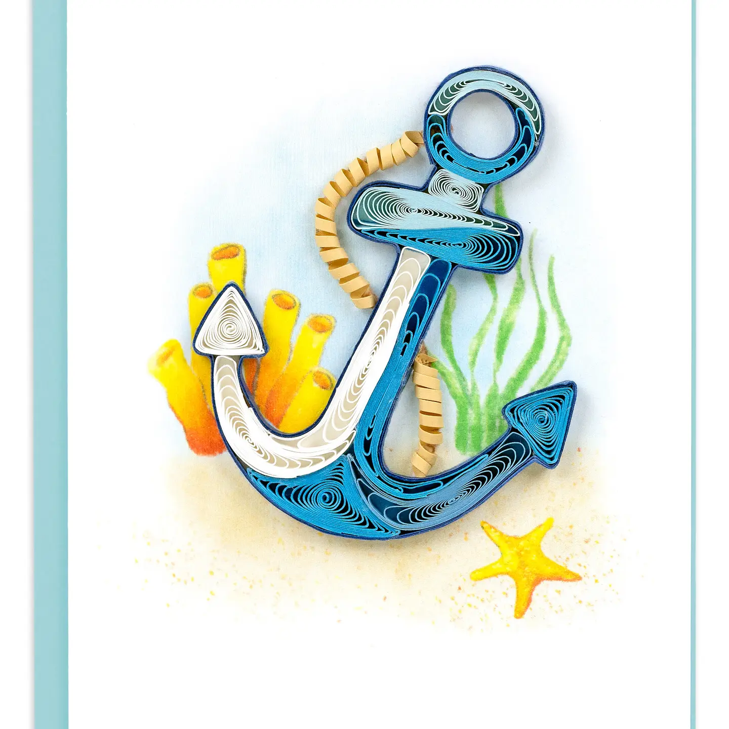 Anchor Quilled Greeting Card