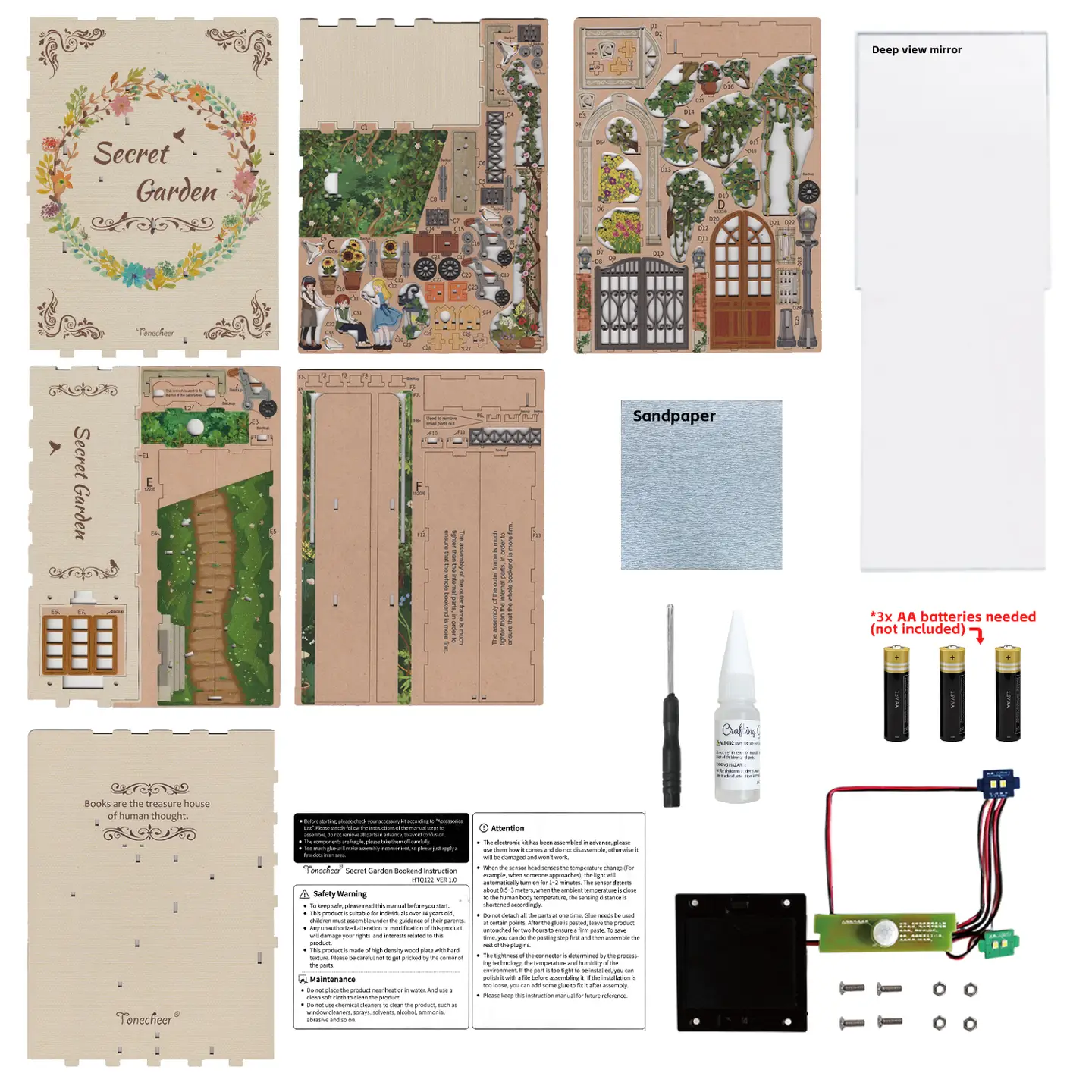 Diy Book Nook Kit: Secret Garden