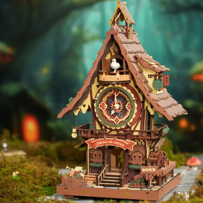 3D Wood Puzzle: Cuckoo Clock