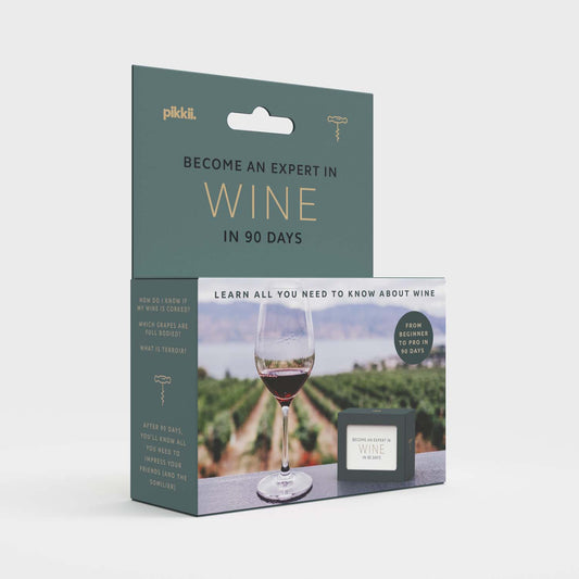 Become An Expert In Wine In 90 Days Slide Box | Wine Gift