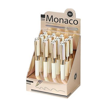 Monaco - Pearlescent White Ballpoint Pen