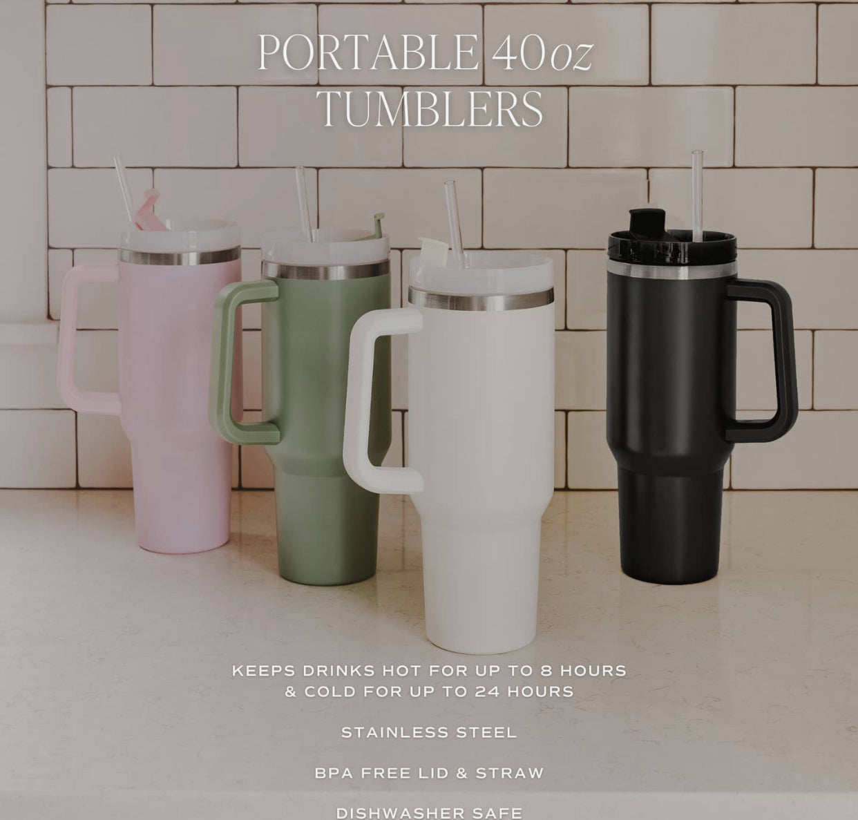 Premium Stainless Steel Tumbler -