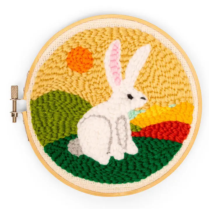 Punch Needle Kit - White Rabbit