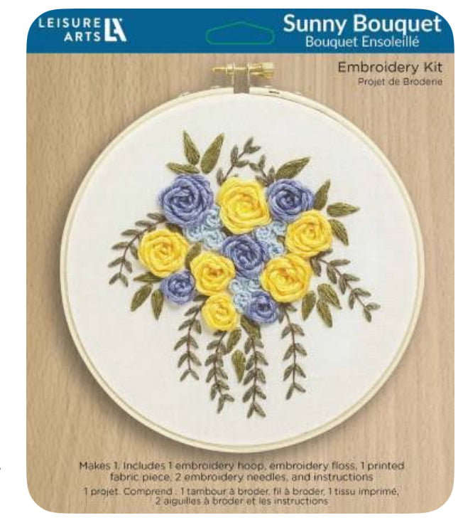 Leisure Art - Yellow & Flowers
