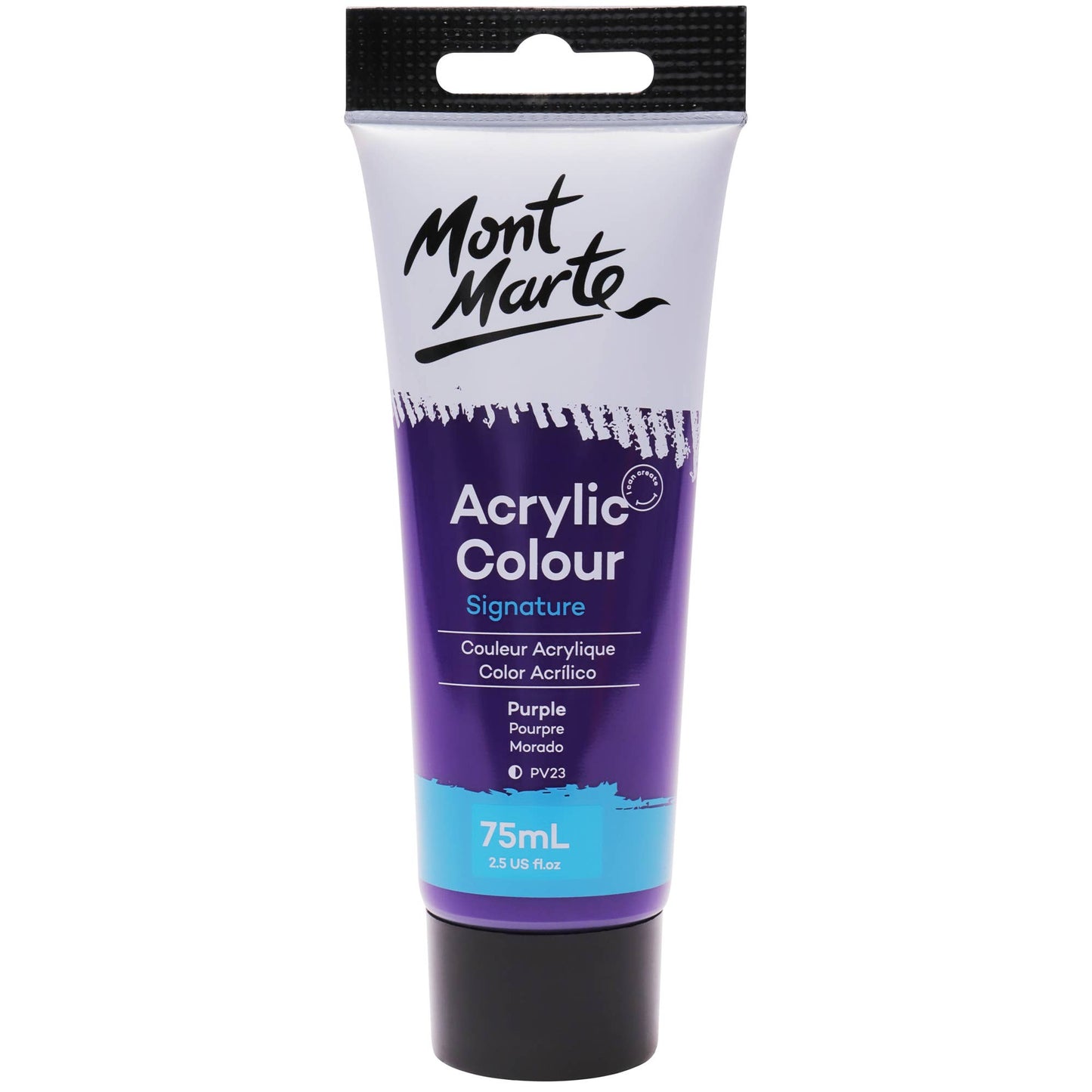 Acrylic Color Paint Signature 75ml (2.54oz): Lamp Black