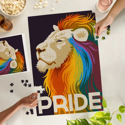 Gay Pride Lion 1000 Piece Jigsaw Puzzle