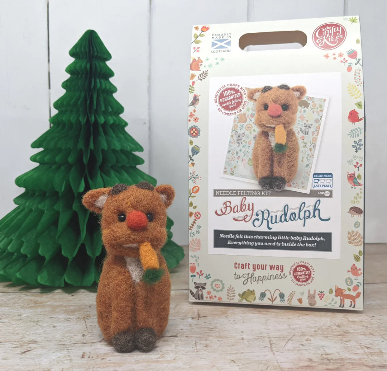 Baby Rudolph Needle Felting Craft Kit