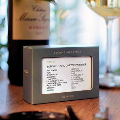 Become An Expert In Wine In 90 Days Slide Box | Wine Gift
