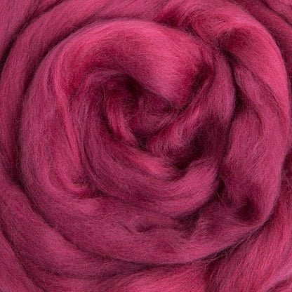Ruby Merino Roving - 1 ounce