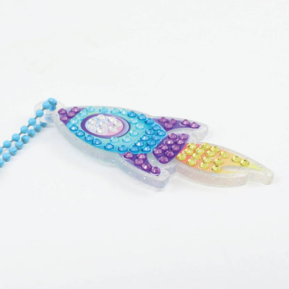 Blast Off Diamond Painting Key Charm Kit