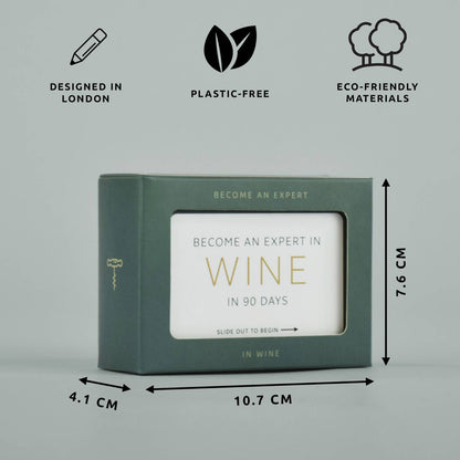 Become An Expert In Wine In 90 Days Slide Box | Wine Gift
