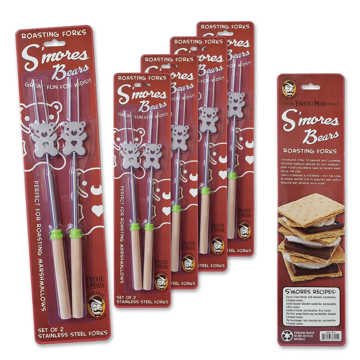 S'mores Bears Roasting Forks