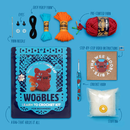 Maya the Alebrije Cat- The Woobles Crochet Kit