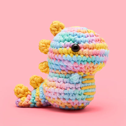 Fred The Dino Pastel - The Woobles Crochet Kit (Beginner)