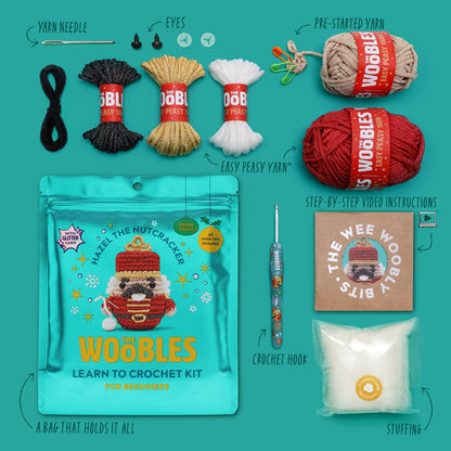 Hazel The Nutcracker - The Woobles Crochet kit
