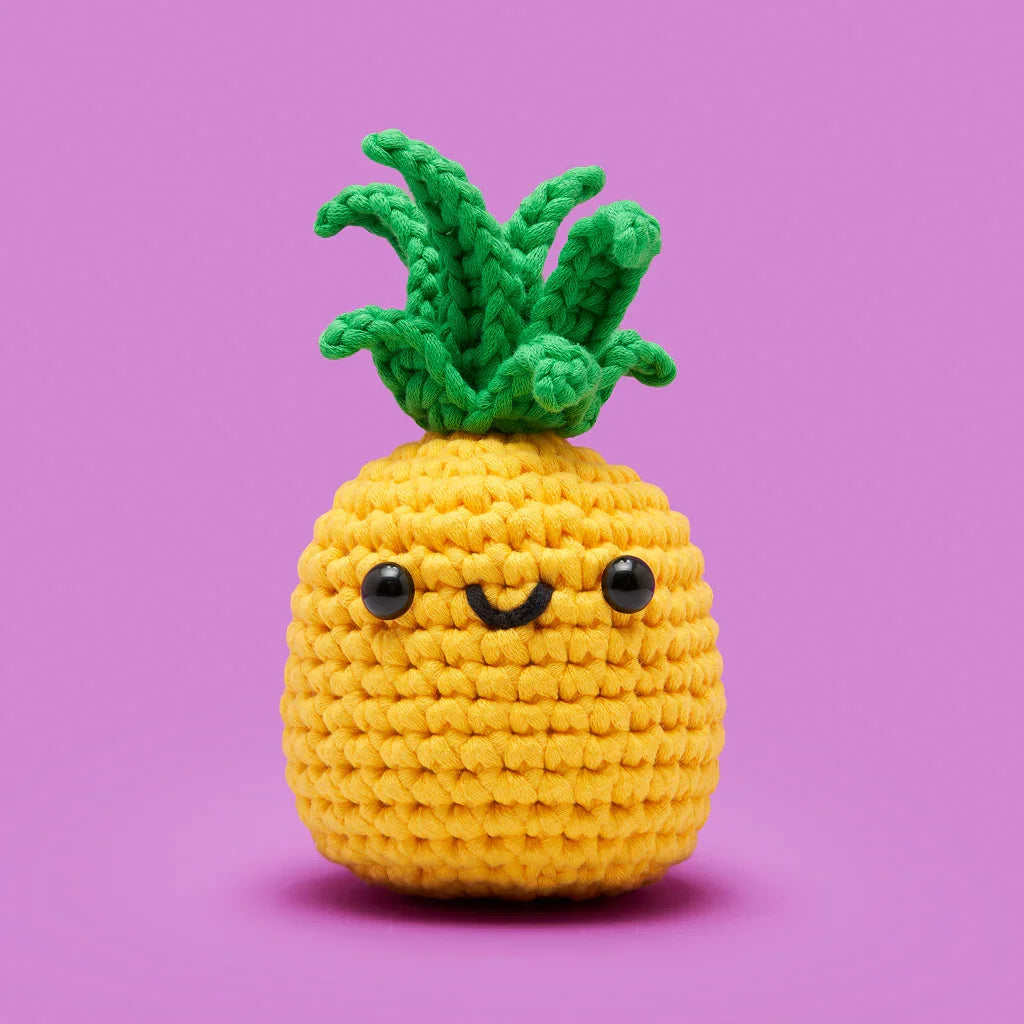 Pinya the Pineapple - The Woobles Crochet Kit (Beginner)