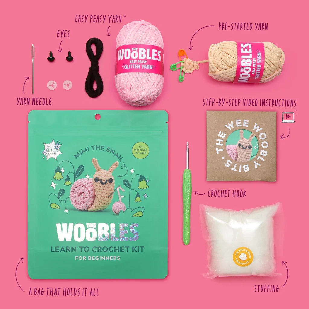 Mimi The Snail - Wooble Crochet Kit