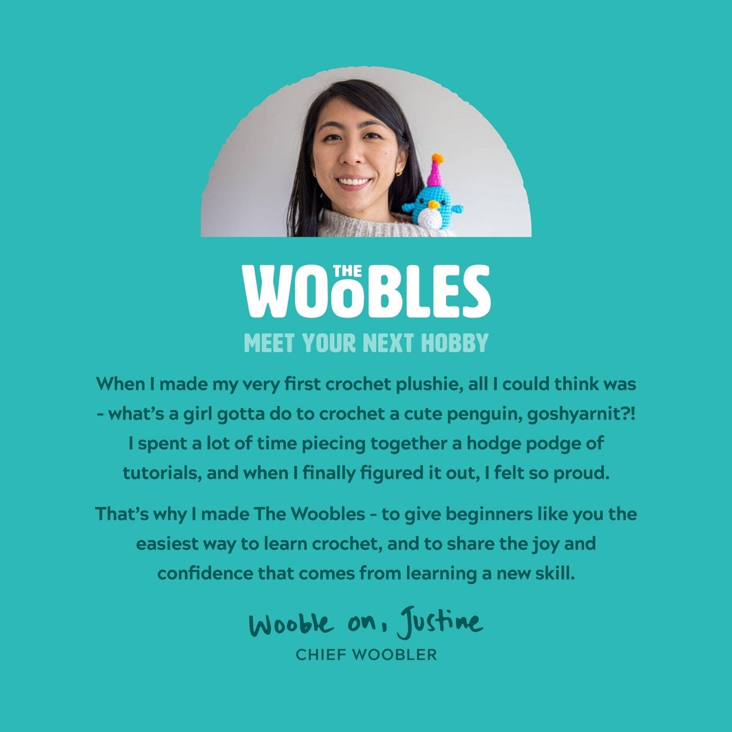 Roland the Beetle - The Woobles Crochet Kit