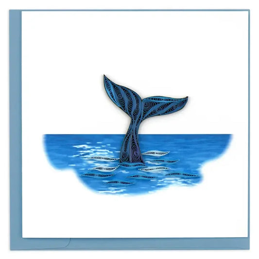 Whale Tail Quilling Card