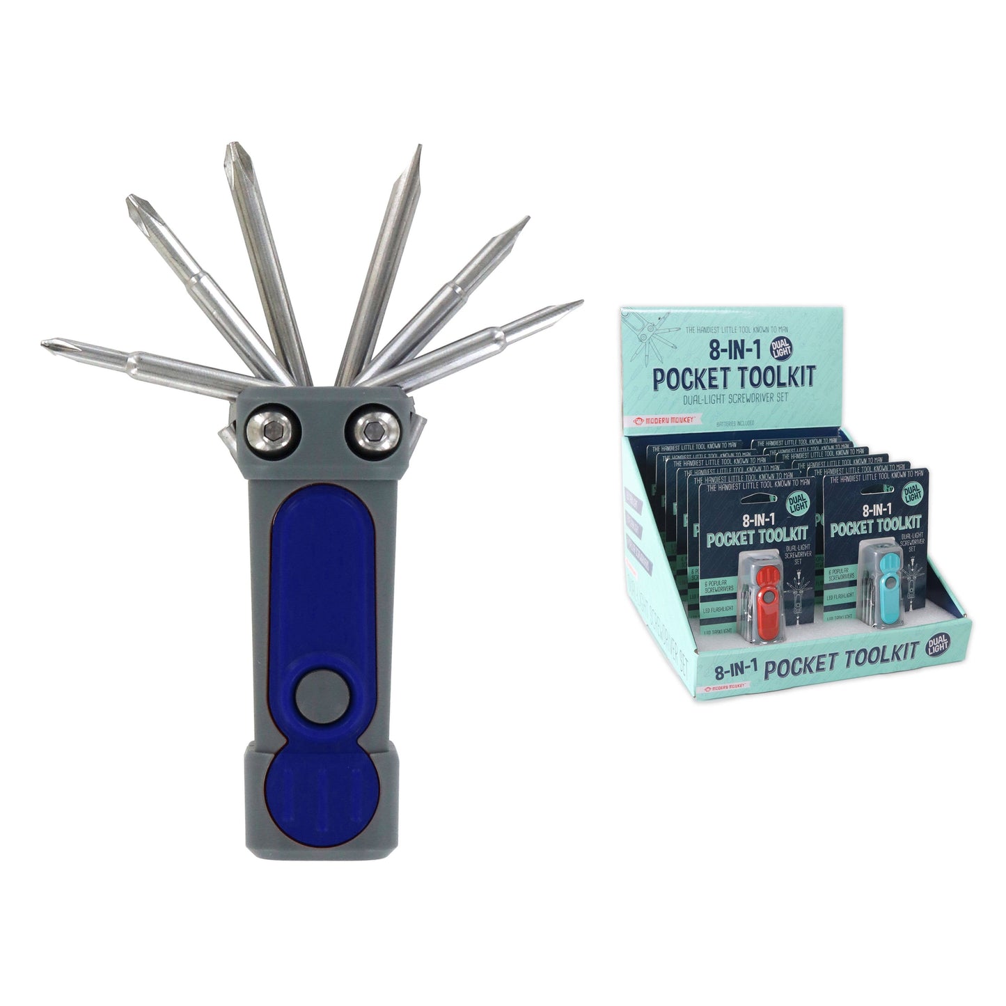 Mondern Monkey 8-in-1 Pocket Toolkit