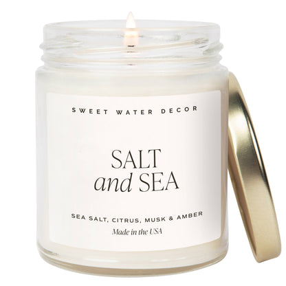 Sweet Water Decor-Salt and Sea 9 oz Soy Candle