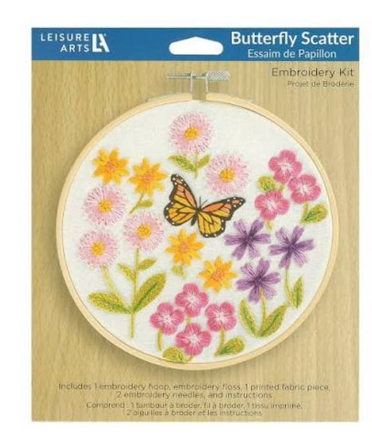 Leisure  Arts  Embroidery kit - Butterfly