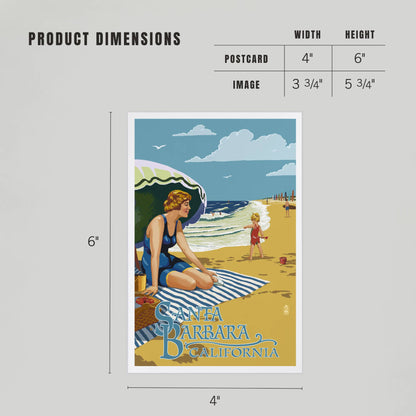 Santa Barbara Postcards - Beach Picnic
