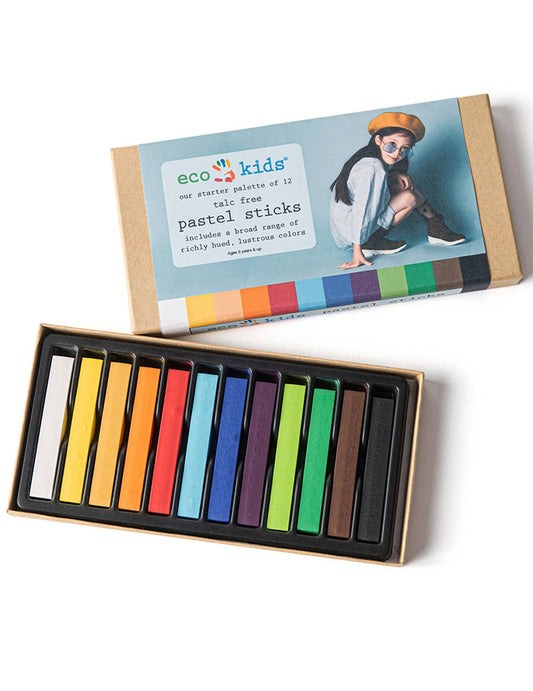 Pastel Sticks - Talc-Free Pastels - 12 Non-Toxic Colors