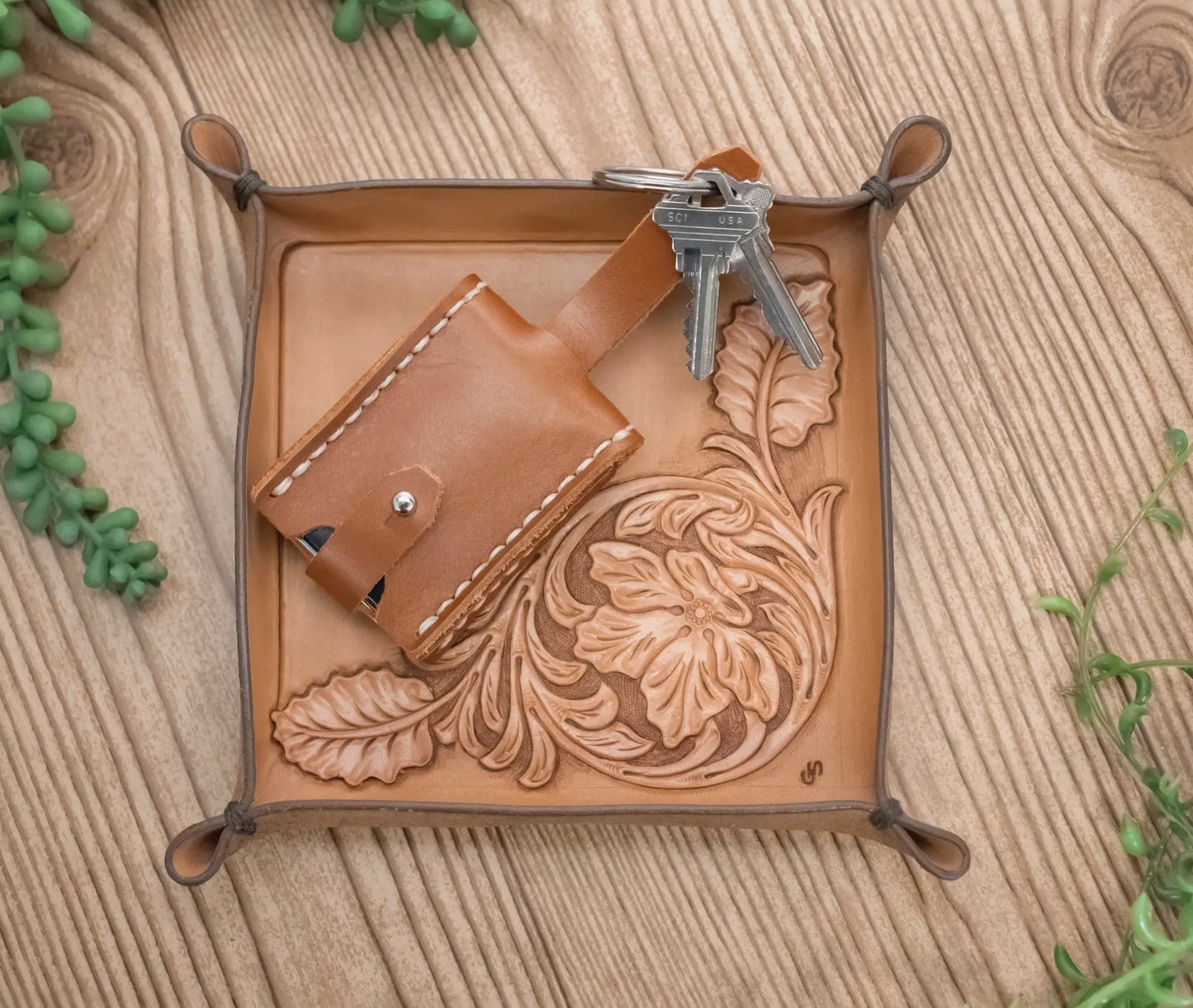Keyless Key Fob - Realeather Crafts
