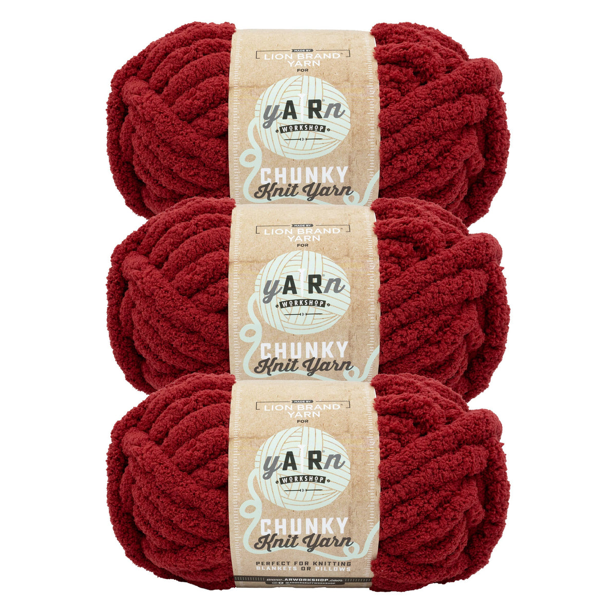 Lion Brand Yarn AR Workshop Chunky Knit: Husk