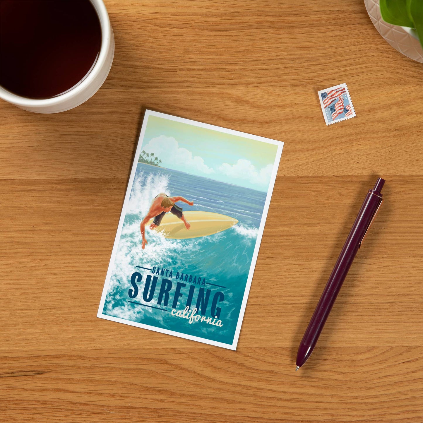 Santa Barbara Postcards - Surfing