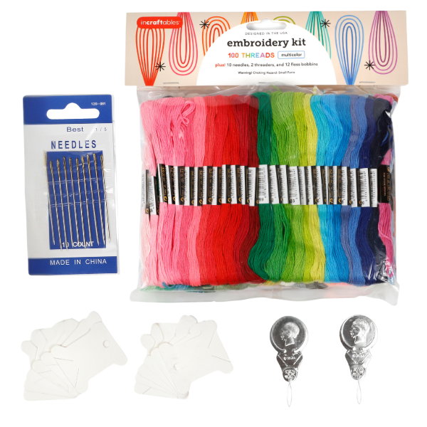 Incraftables Embroidery Thread Set – 100pcs