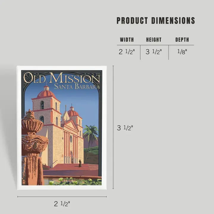 Old Mission Santa Barbara Magnet