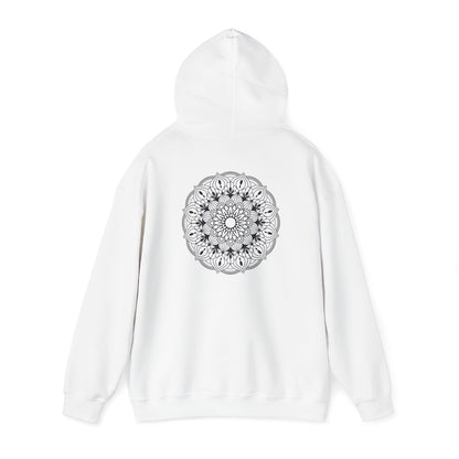 Mandala Coloring Unisex Heavy Blend™ Hooded Sweatshirt