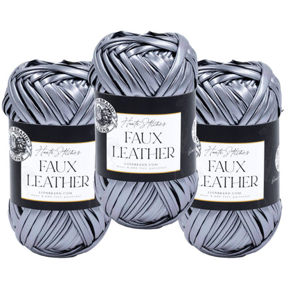 Lion Brand Yarn Haute Stitches Faux Leather: Cruise