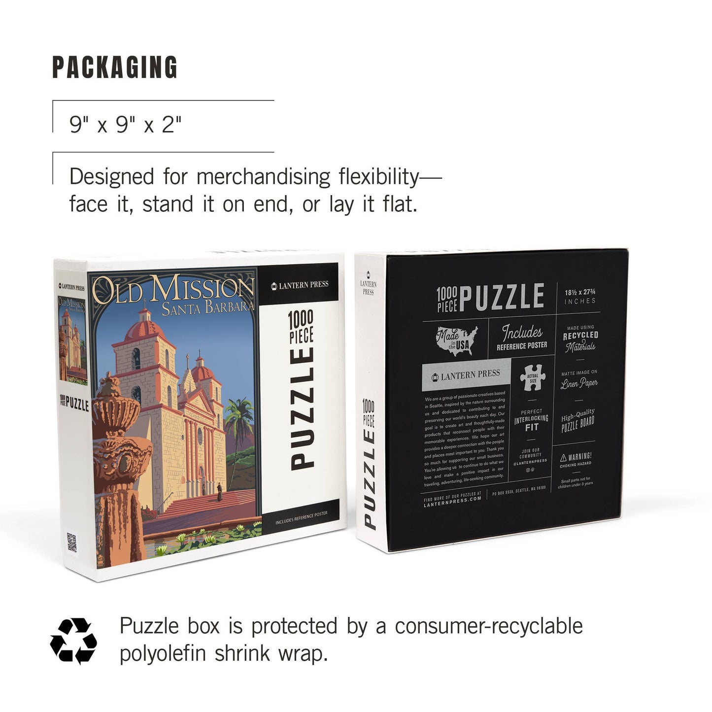 Old Mission Santa Barbara 1000 Piece Puzzle
