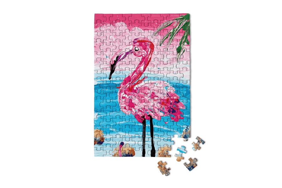 Flamingo Micro Jigsaw Puzzle