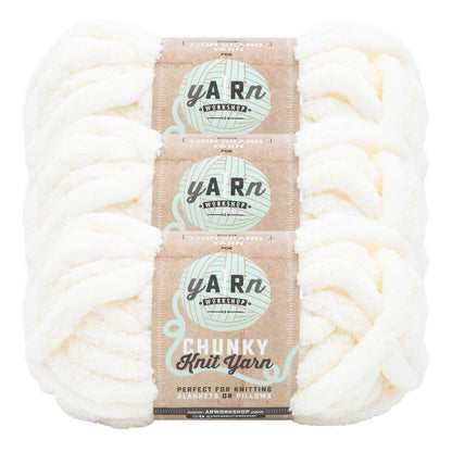 Lion Brand Yarn AR Workshop Chunky Knit 3 Pack: Heather