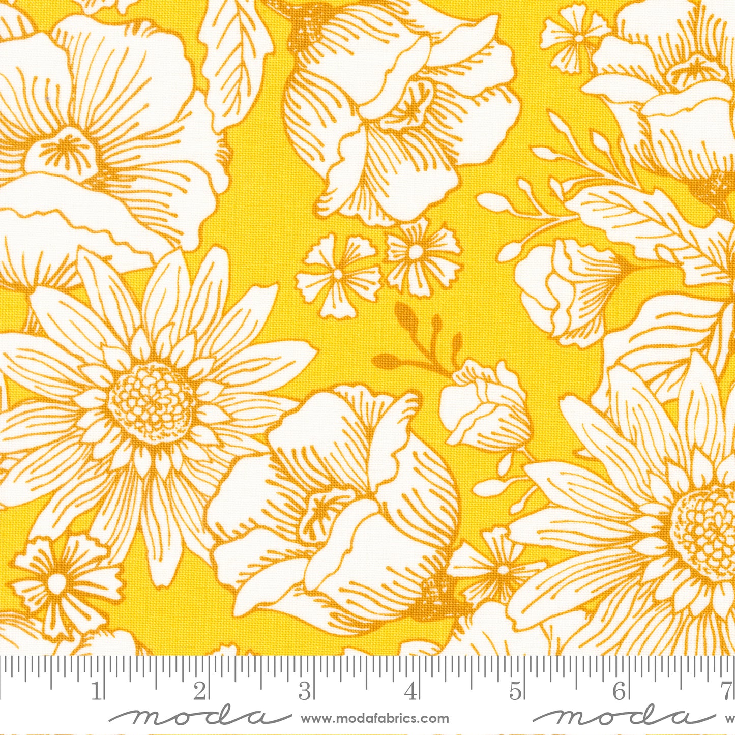 Moda Fabric - Sunflowers in My Heart