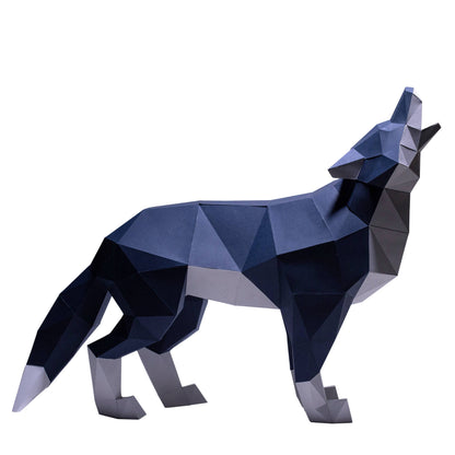 Wolf 3D PaperCraft Origami Model, Paper Animal Art