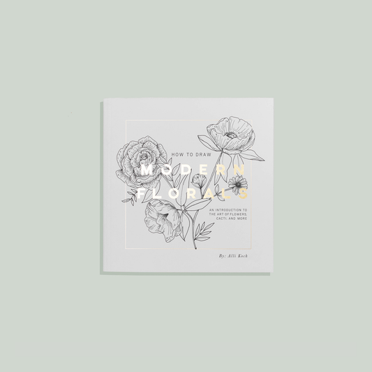 How to Draw Modern Florals (Stocking Stuffer Size)