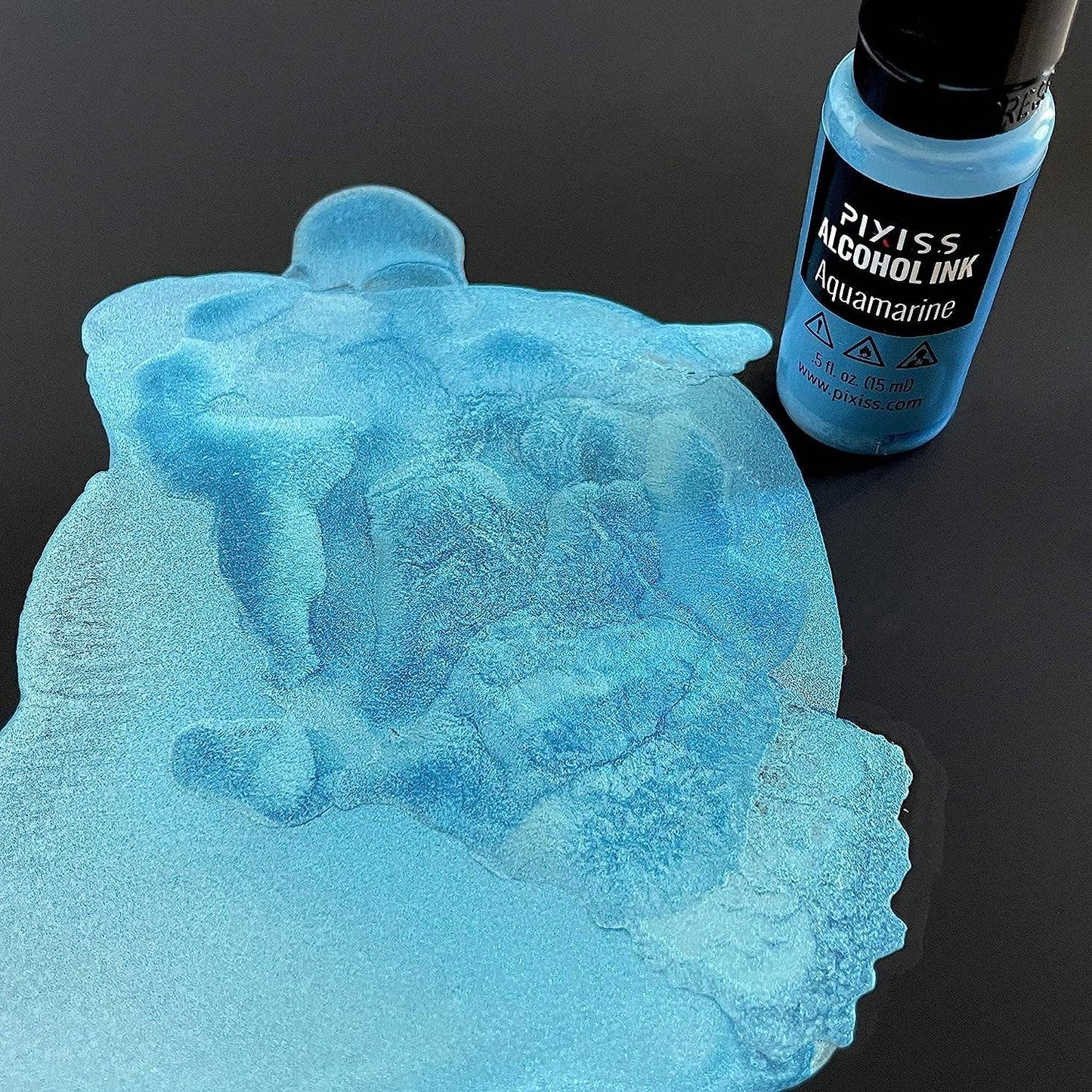 PIXISS Alcohol Ink Set of 5 - Shimmering Gemstone Hues