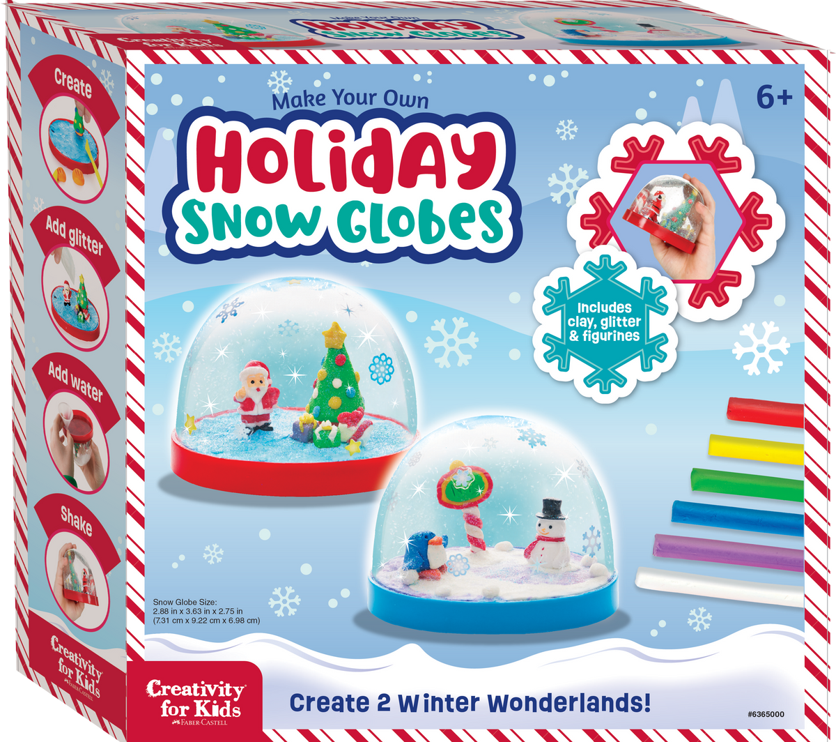 Make Your Own Holiday Snow Globes Craft Kit for Kids
