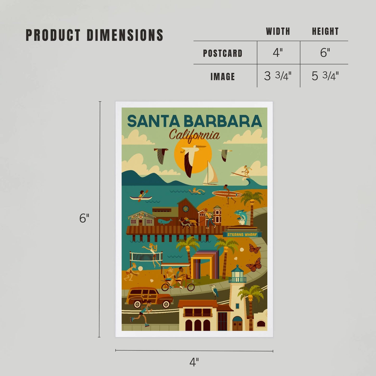 Santa Barbara Postcards - Downtown Harbor