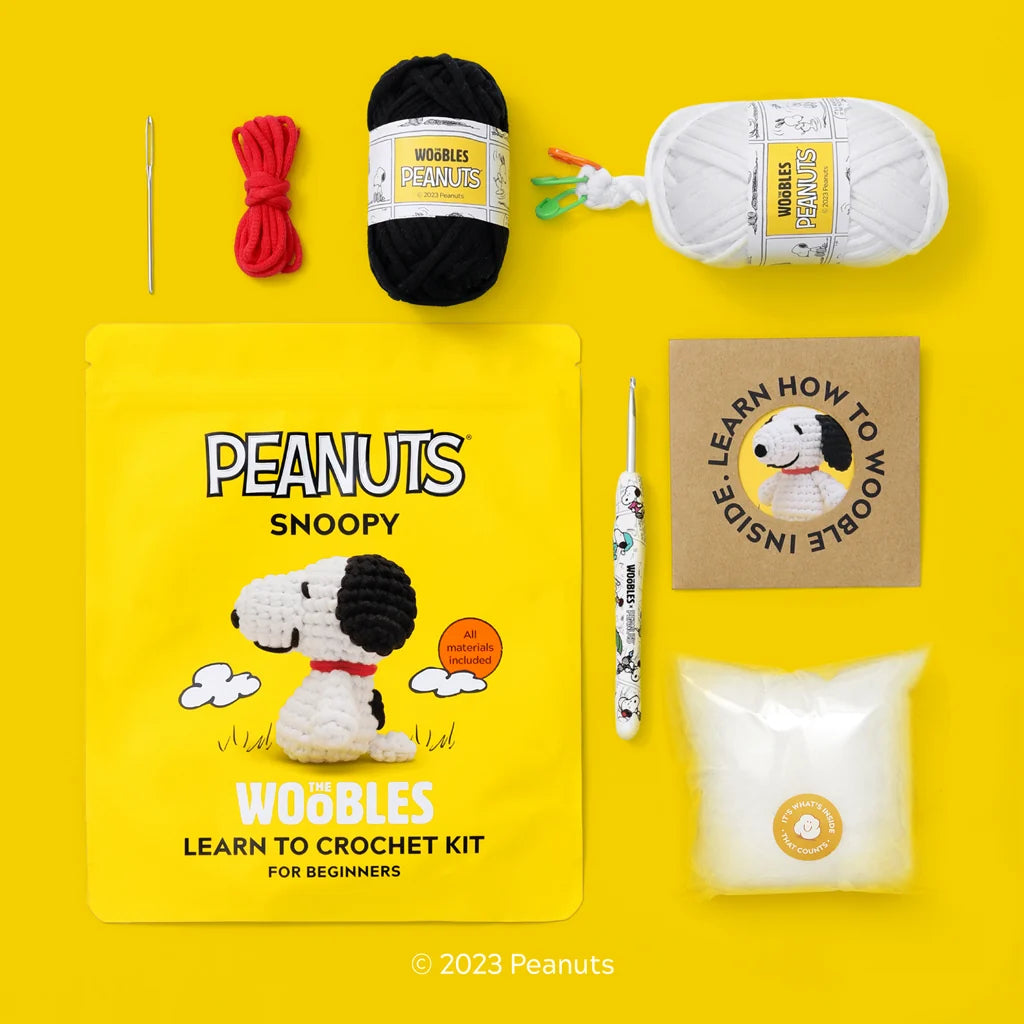 Snoopy Crochet Kit - The Woobles Crochet Kit
