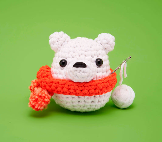 Lola the Polar Bear - The Woobles Crochet Kit