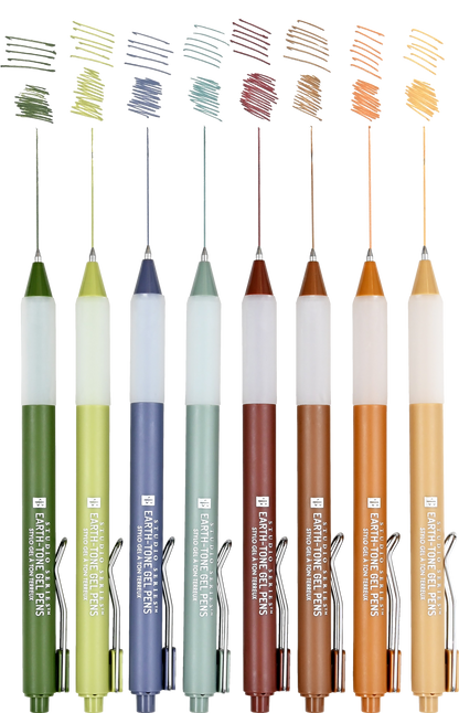 Earth-Tone Gel Pens
